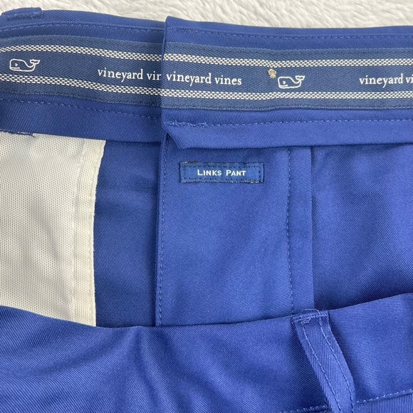 Vineyard Vines Chino Pants Men's 34x31 Blue Stretch Performance‎ Golf E1P1260 - Picture 5 of 12